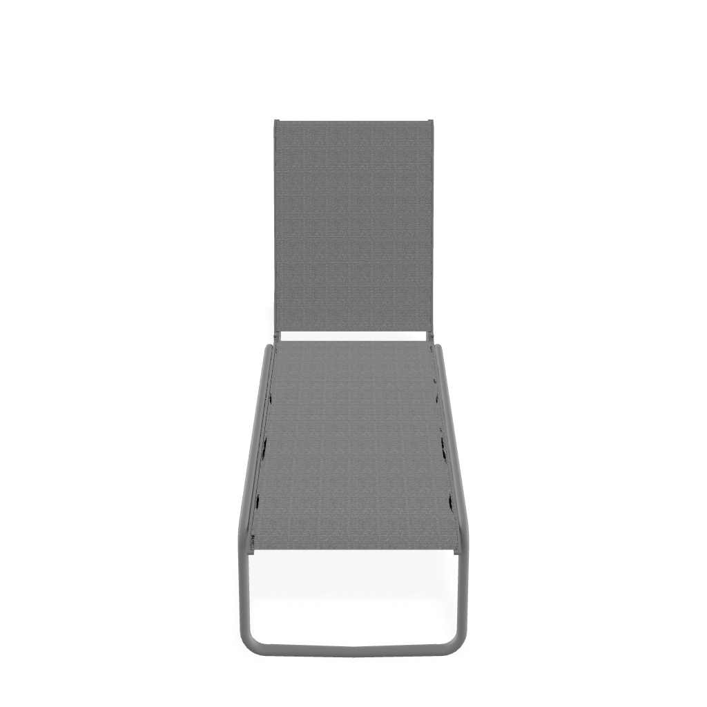 Gardenella Four-Position Lay Flat Stacking Armless Chaise